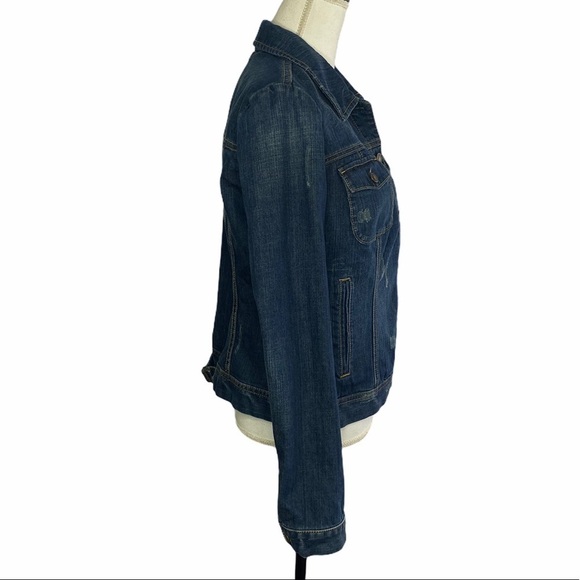 Tommy Hilfiger Distressed Denim Jean Jacket - Picture 2 of 14